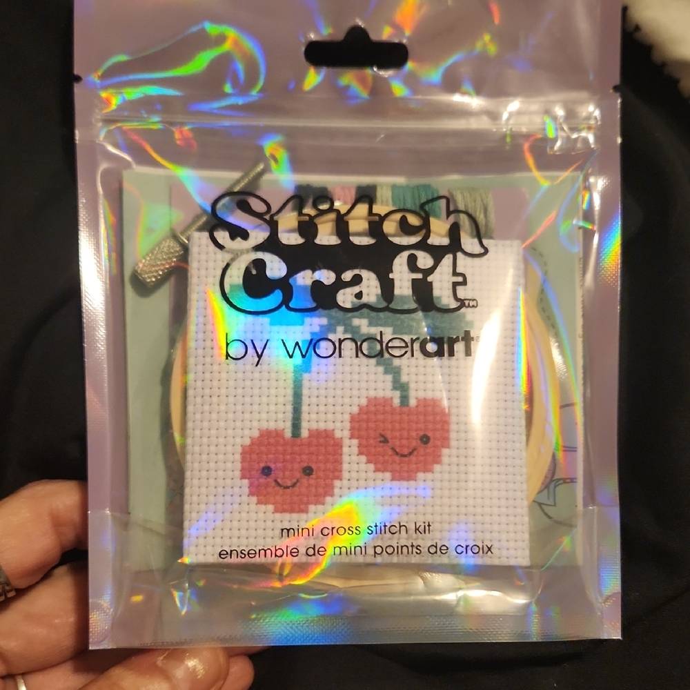 Cherries Stitch Craft Mini Cross Stitch Kit